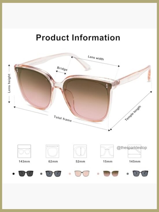 Vintage Style Sunglasses with Plastic Frame and UV400 Protection main image 4